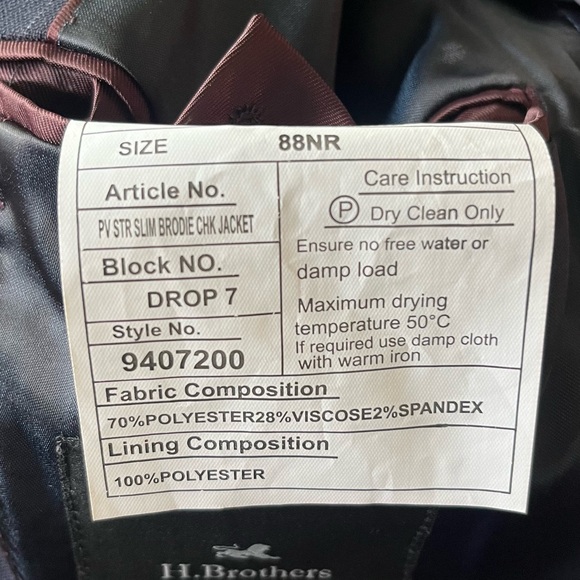 Hallensteins Navy Suit - Picture 5 of 7